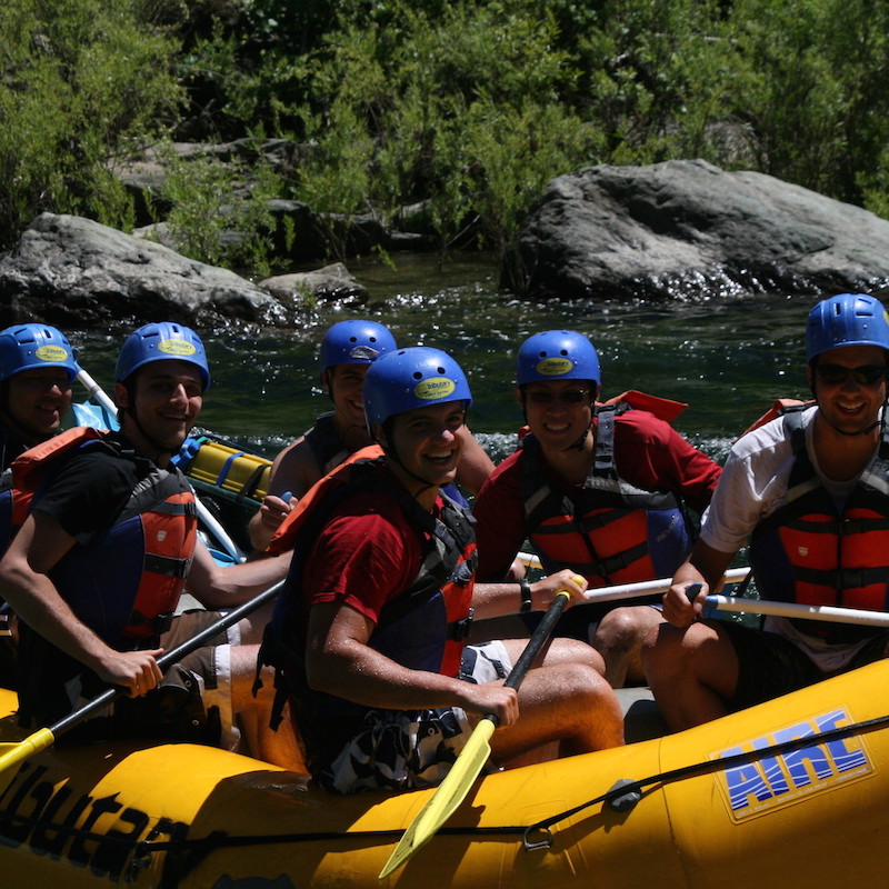 Whitewater rafting on the American River, June 2012