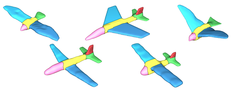 Joint Shape Segmentation with Linear Programming
